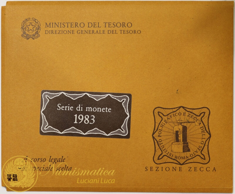 ITALIA 1983 : Serie divisionale 10 valori Fdc