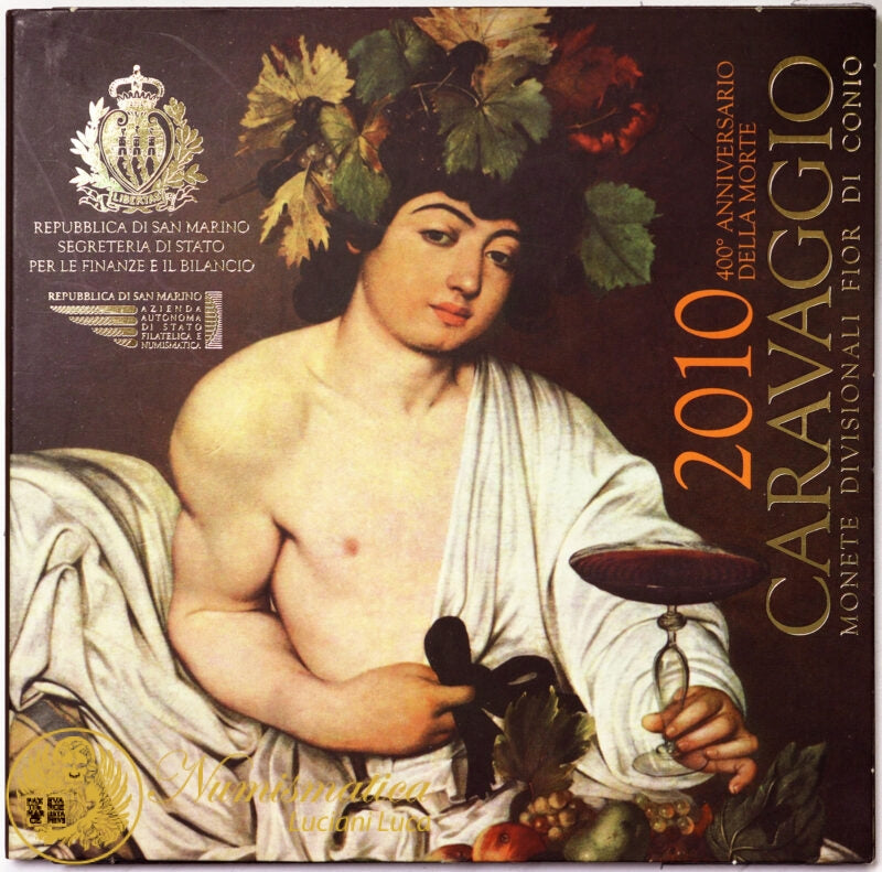 SAN MARINO 2010 : Serie divisionale 9 valori Fdc Caravaggio