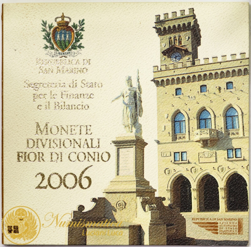 SAN MARINO 2006 : Serie divisionale 9 valori Fdc