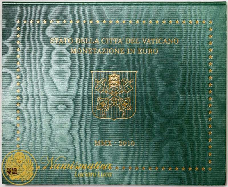 Città del Vaticano 2010 Serie Fdc : divisionale Benedetto XVI° anno V°