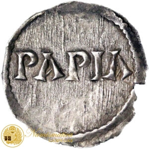 PAVIA Denaro senza dati LOTARIO I 840-855 Ag RARA BB/Q.SPL #2211