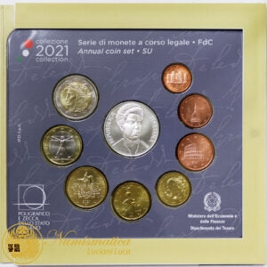 ITALIA 2021 : Serie divisionale 9 valori Fdc Grazia Deledda