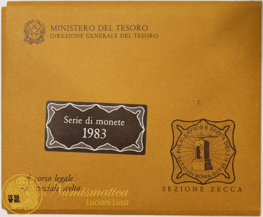 ITALIA 1983 : Serie divisionale 10 valori Fdc