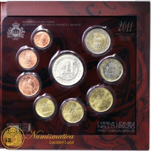SAN MARINO 2010 : Serie divisionale 9 valori Fdc Caravaggio