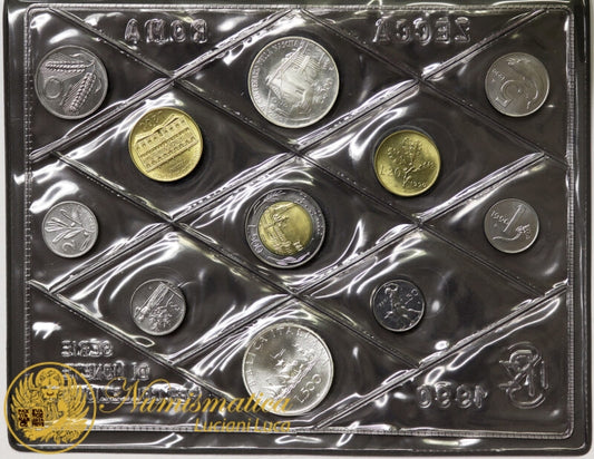ITALIA 1990 : Serie divisionale 11 valori Fdc Tiziano