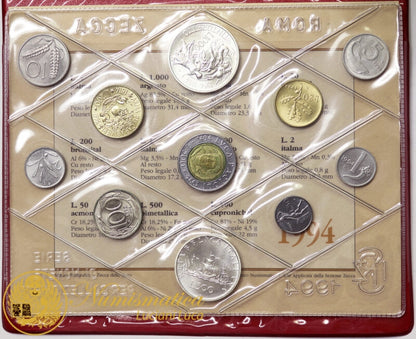 ITALIA 1994 : Serie divisionale 11 valori Fdc Tintoretto