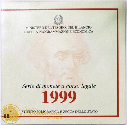 ITALIA 1999 : Serie divisionale 12 valori Fdc Vittorio Alfieri