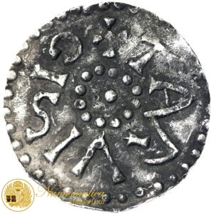 Treviso CARLO MAGNO Denaro 774-814 argento R4 BB+ #2219