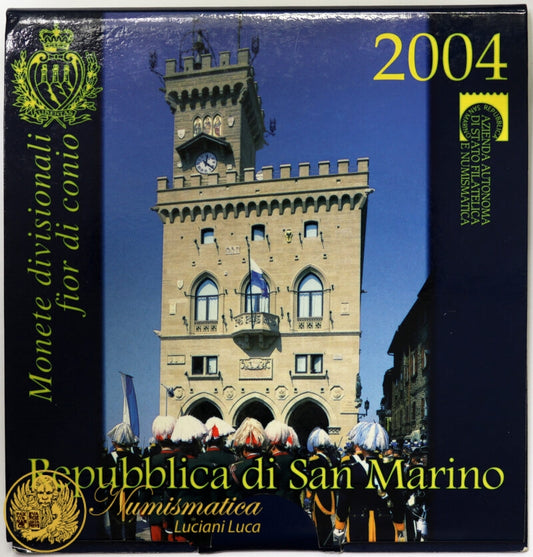 SAN MARINO 2004 : Serie divisionale 9 valori Fdc