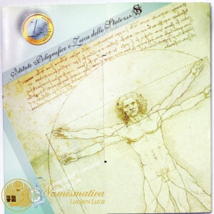 ITALIA 2004 : Serie divisionale 9 valori Fdc 50° Trasmissioni Televisive ossidazione alla moneta da 5 euro