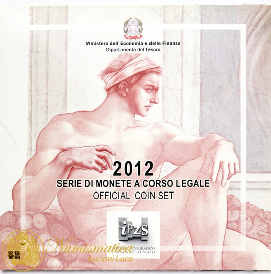 ITALIA 2012 : Serie divisionale 10 valori Fdc Affreschi Cappella Sistina