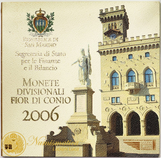 SAN MARINO 2006 : Serie divisionale 9 valori Fdc