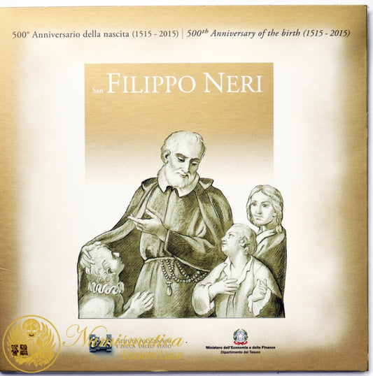 ITALIA 2015 : Serie divisionale 9 valori Fdc San Filippo Neri