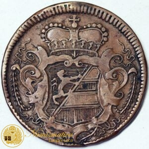 GORIZIA Soldo 1733 CARLO IV 1711-1740 BB+ Raro #4868