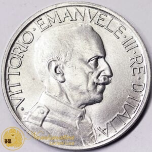 VITTORIO EMANUELE III Buono da 2 Lire 1923 Fascio nichel Fdc #P600
