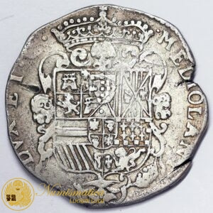 MILANO Carlo II 1676-1700 FILIPPO 1676 Ag 27,02 g BB RARO #PV12