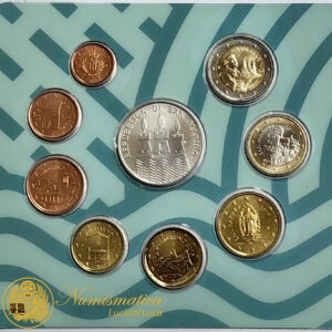 San Marino 2017 : Set divisionale con 5 Euro in argento Fdc Giornata Mondiale dell’Acqua