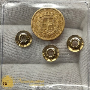 REGNO DI SARDEGNA Carlo Alberto 10 LIRE 1833 Genova Au 3,22 gr MOLTO RARO BB #PV184