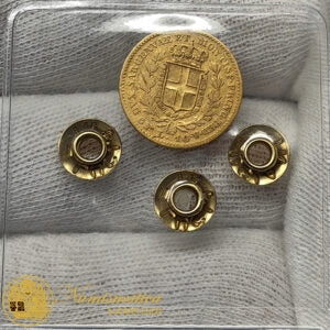 REGNO DI SARDEGNA Carlo Alberto 10 Lire 1839 Torino Au 3,22 gr MOLTO RARO BB #PV185