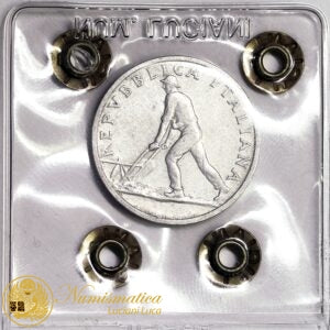 ITALIA 2 Lire 1946 Spiga di Grano Rara BB #P344