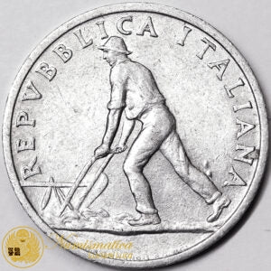 ITALIA 2 Lire 1946 Spiga RARO italma Q.Spl #P608