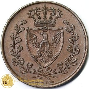 REGNO 3 Centesimi 1826 Bologna CARLO FELICE 1821-31 Rame SPL/FDC #1902