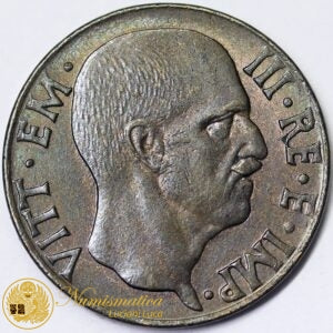VITTORIO EMANUELE III 5 Centesimi 1943 IMPERO Anno XXI Roma Q.Fdc #3341