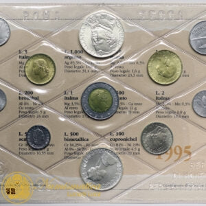 ITALIA 1995 : Serie divisionale 11 valori Fdc Pietro Mascagni
