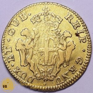 * GENOVA Dogi Biennali Vecchia monetazione 48 Lire 1793 Au 12,44 gr BB- Molto Raro #PV2
