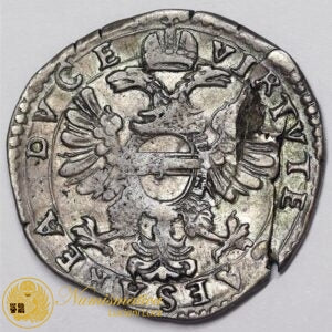 TASSAROLO Agostino Spinola 1604-16 Quarto di Scudo 1607 Ag 6,48 gr Q.BB Molto Raro #PV22