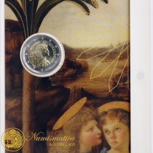 San Marino 2019 : 2 Euro Fdc 500° anniversario della scomparsa di Leonardo da Vinci