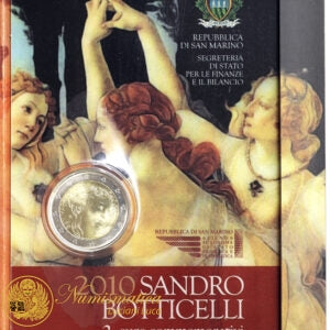 San Marino 2010: 2 Euro Fdc Sandro Botticelli