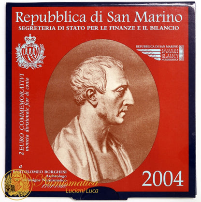 San Marino 2004: 2 Euro Fdc Bartolomeo Borghesi