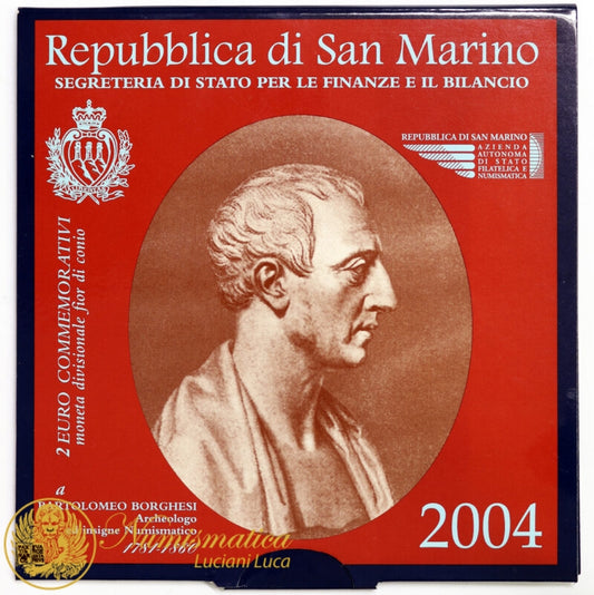 San Marino 2004: 2 Euro Fdc Bartolomeo Borghesi