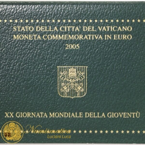 Città del Vaticano 2005 : 2 Euro Fdc Benedetto XVI An. I XX^ Giornata Mondiale della Gioventù a Colonia