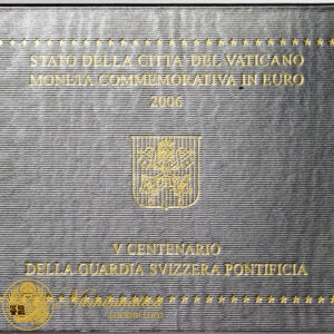 Città del Vaticano 2006 : 2 Euro Fdc Benedetto XVI Anno II 500º anniversario delle Guardie Svizzere