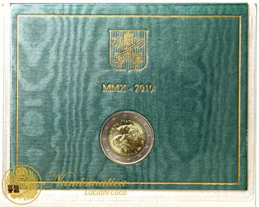 Città del Vaticano 2010 : 2 Euro Fdc Benedetto XVI Anno VI Anno Sacerdotale