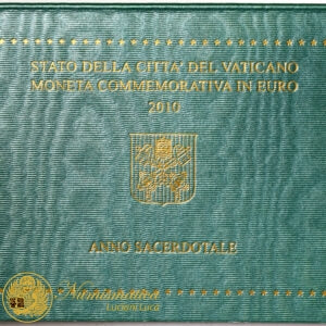 Città del Vaticano 2010 : 2 Euro Fdc Benedetto XVI Anno VI Anno Sacerdotale