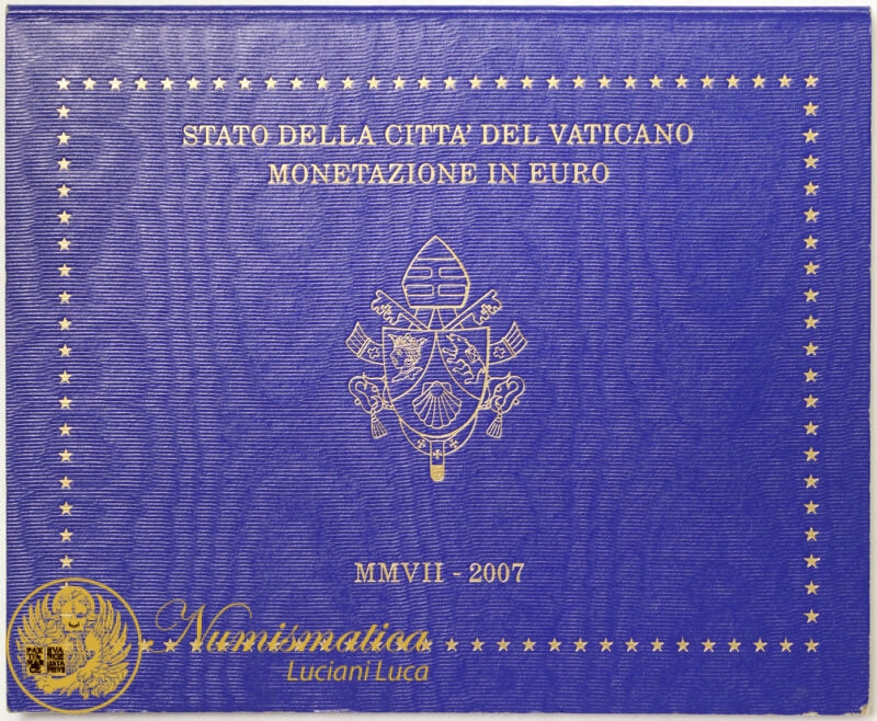 Città del Vaticano 2007 Serie Fdc : divisionale Benedetto XVI° anno II°