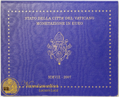 Città del Vaticano 2007 Serie Fdc : divisionale Benedetto XVI° anno II°