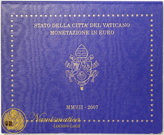 Città del Vaticano 2007 Serie Fdc : divisionale Benedetto XVI° anno II°
