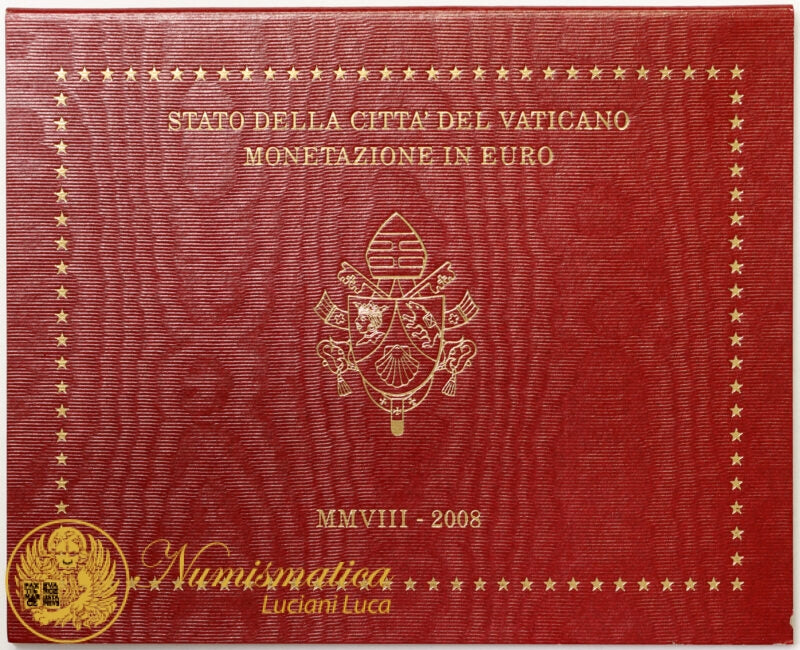 Città del Vaticano 2008 Serie Fdc : divisionale Benedetto XVI° anno III°