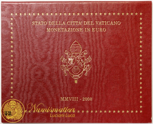 Città del Vaticano 2008 Serie Fdc : divisionale Benedetto XVI° anno III°