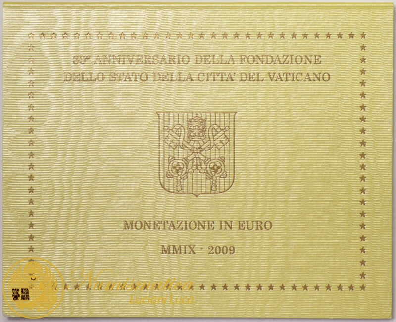 Città del Vaticano 2009 Serie Fdc : divisionale Benedetto XVI° anno IV°