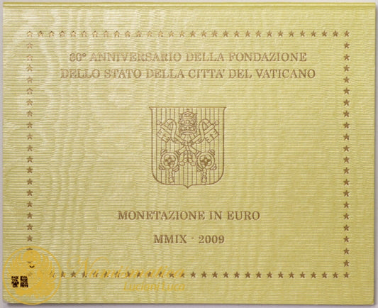 Città del Vaticano 2009 Serie Fdc : divisionale Benedetto XVI° anno IV°