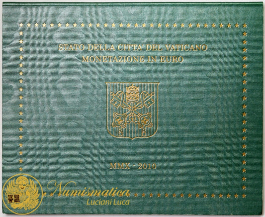 Città del Vaticano 2010 Serie Fdc : divisionale Benedetto XVI° anno V°