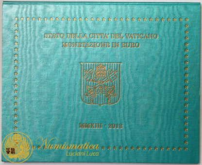 Città del Vaticano 2013 Serie Fdc : divisionale Benedetto XVI° anno VIII° ultima serie del Pontificato