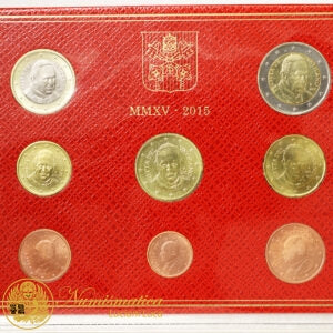 Città del Vaticano 2015 Serie Fdc : divisionale Francesco I° anno II°