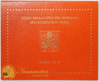 Città del Vaticano 2016 Serie Fdc : divisionale Francesco I° anno III° ultima serie con il ritratto del Papa