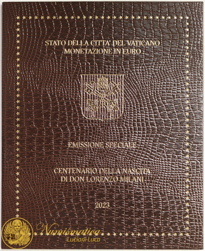 Città del Vaticano 2023 Serie Fdc : divisionale Francesco I° con 5 Euro bimetallico